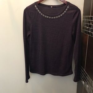 41 Hawthorn - Peggy Embellished Collar Sweater